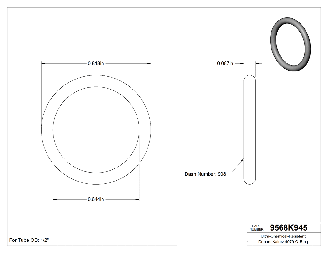 Technical drawing - 9568K945